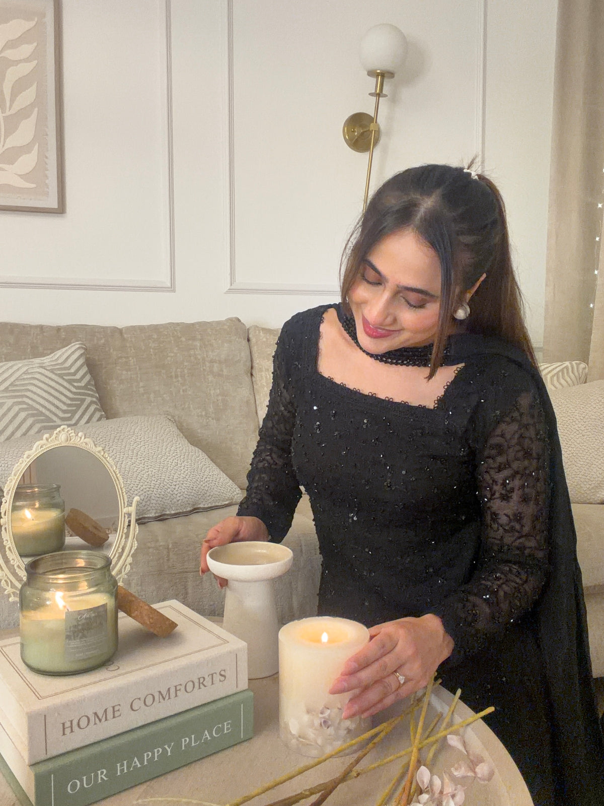 MASHUKA
- BLACK CRYSTAL DUPATTA